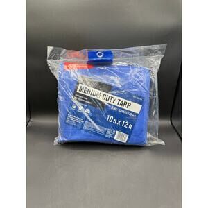 Everbilt 10 ft. x 12 ft. Blue Medium Duty Tarp – Brand New, Never Used